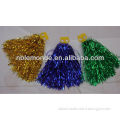 Glitter cheerleading pompoms for party/sports 240g